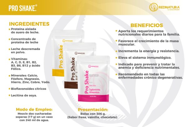 PRO SHAKE ®(Sabor Vainilla) - Imagen 2